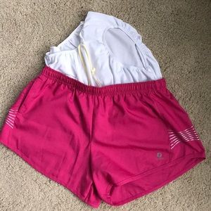 Vintage Oiselle Pink Distance shorts